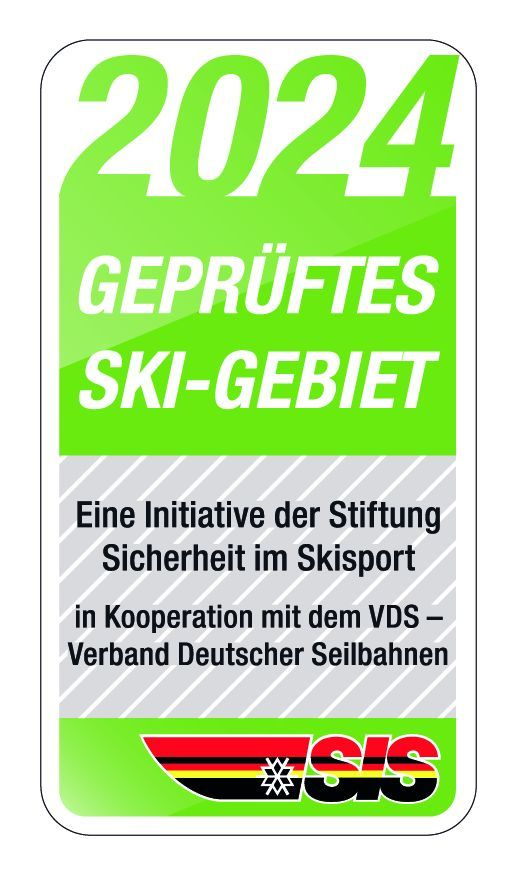 Das Skigebiet Hohenbogen ist ein SIS geprüftes Skigebiet