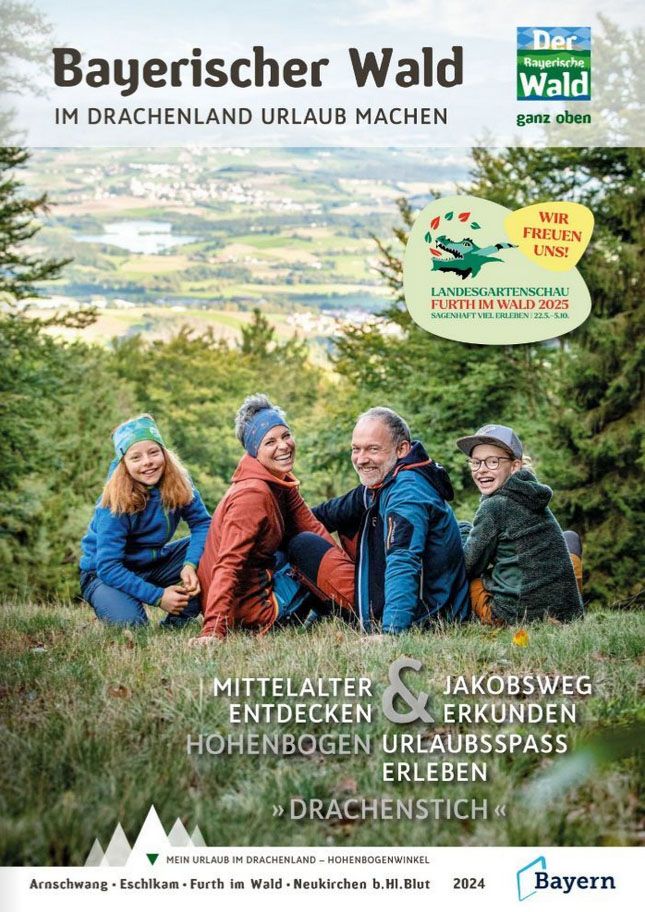 Der Urlaubskatalog mit dem Titel "Bayerischer Wald Im Drachenland Urlaub machen" zum online ansehen klicken